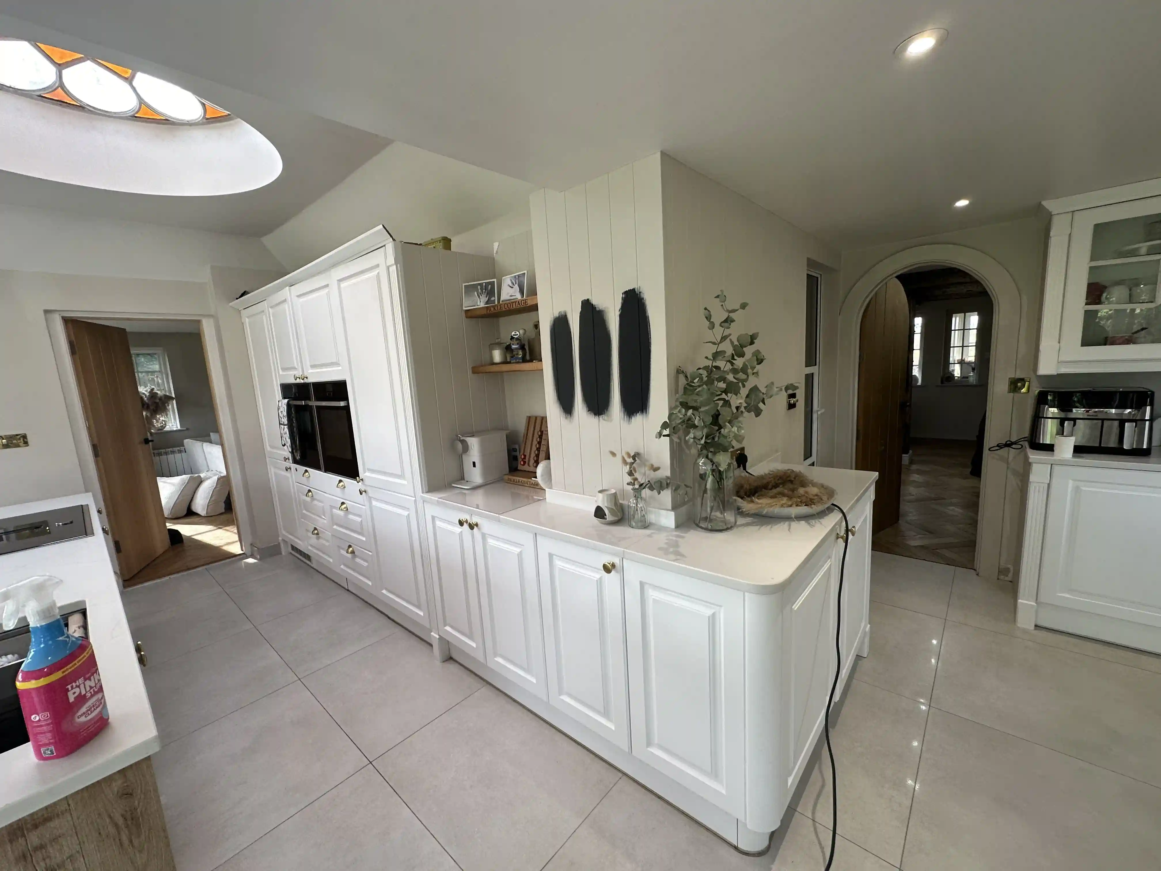 painted kitchen cabinets